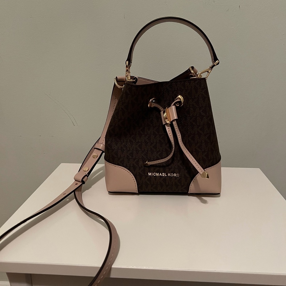 Michael Kors mini bucket bag